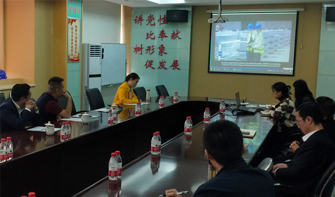 華若實業集團到河南正佳能源環保有限公司進行參觀和工(gōng)作交流