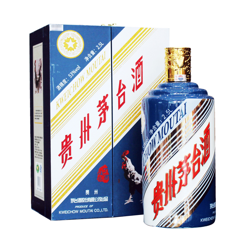 53度 生(shēng)肖茅台酒 丁酉雞年 2500ml（5斤）