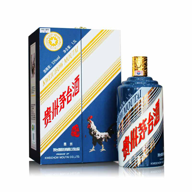 53度 生(shēng)肖茅台酒 丁酉雞年 1500ml（3斤）